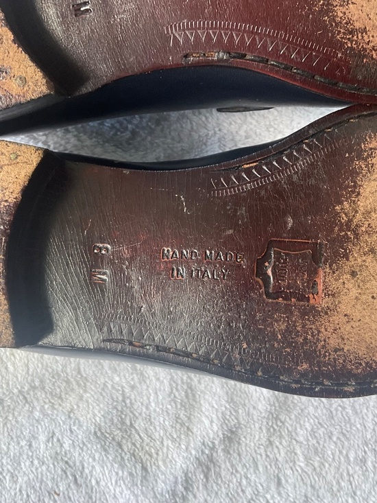 Bruno Magli Mens Shoes Navy US 8 Vintage From Mid 80’s main image 8